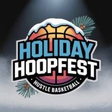 Hustle Holiday Hoopfest (2025) Logo