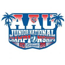 AAU Girls' Junior National Volleyball Championships Wave 5 (2026) Logo
